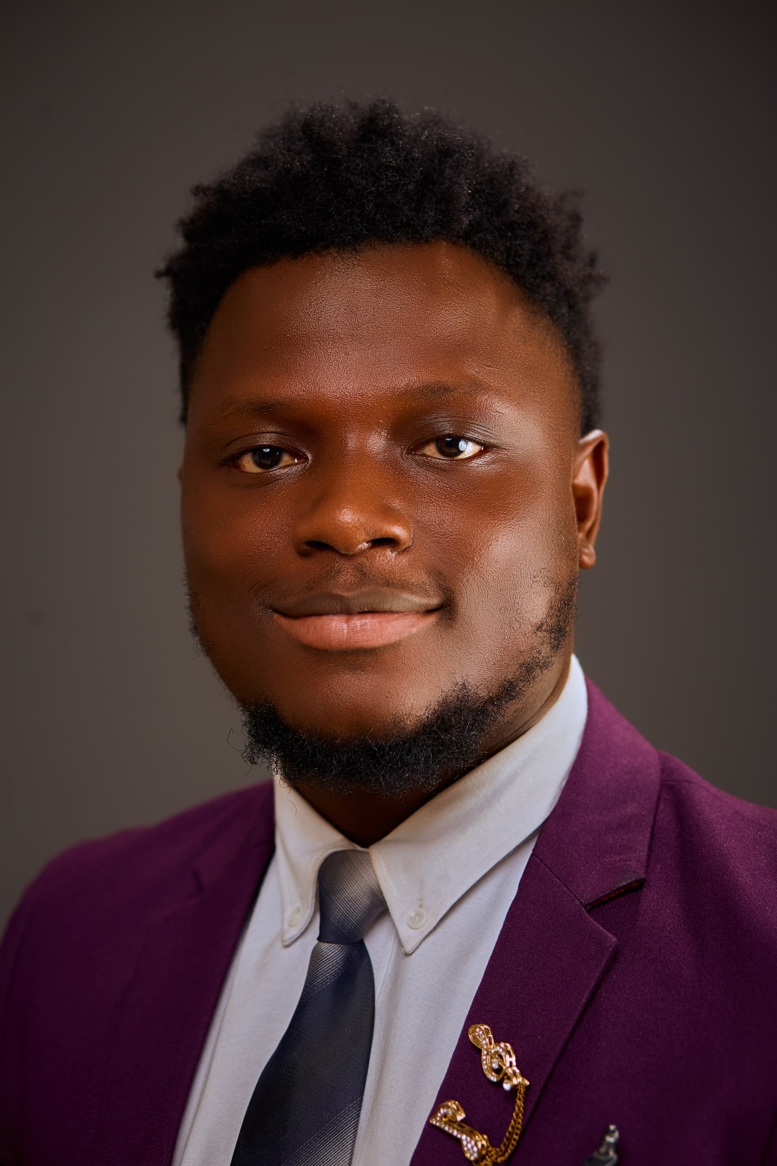 Professional studio portrait of Ayo Olofin